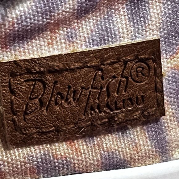 Blowfish Malibu Women's Slip On Sneakers Abstract Patchwork Canvas Size 9 EUC - Picture 7 of 10